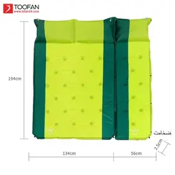 زیرانداز بادی کیسه خواب سوپاپ دار شیانگ یان یکنفره مدل۱۹ Camping self inflating sleeping pad