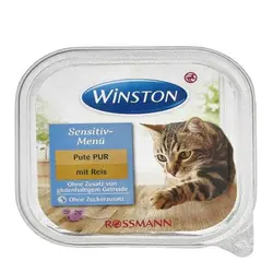 ووم گربه وینستون طعم بوقلمون و برنج