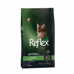 غذای خشک بچه گربه (کیتن) رفلکس پلاس مرغ _ 1.5Kg