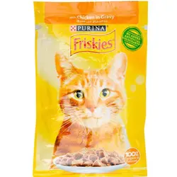 سوپ گربه بالغ فریسکیز با طعم مرغ _ Friskies