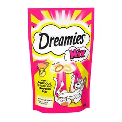 تشویقی گربه دریمیز باطعم گوشت گاو و پنیر