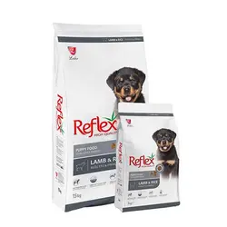 غذای خشک توله سگ رفلکس با طعم بره و برنج _ 15Kg