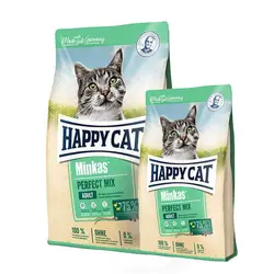 غذای خشک گربه هپی کت مدل مینکاس میکس