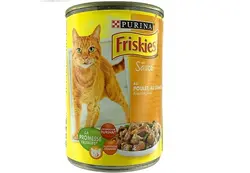 کنسرو گربه بالغ پروتئین در سبزیجات _ friskies