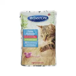 سوپ گربه وینستون باطعم ماهی سالمون _ Winston