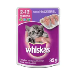 سوپ بچه گربه ویسکاس با طعم ماهی مرکل _ Whiskas