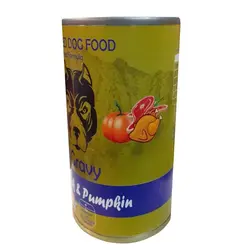 کنسرو سگ لوکا میکس گوشت و مرغ و کدو حلوایی _ looca