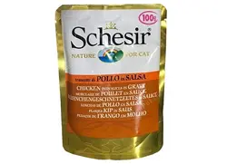 سوپ گربه بالغ شسیر فيله مرغ با سس گوشت _ schesir