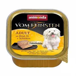 خوراک کاسه ای سگ ووم فیستن با طعم گوساله و ژامبون _ Vomfeinsten