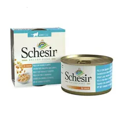 کنسرو گربه شسیر باطعم مرغ تازه و آناناس با هویج