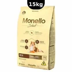 غذای خشک سگ مونلو مدل سلکت طعم مرغ و برنج _ 15Kg