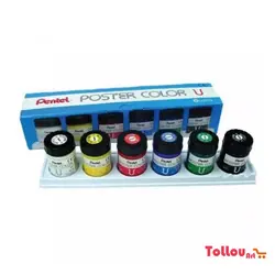 گواش 6 رنگ پنتل pentel