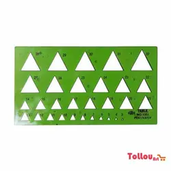 شابلون مثلث تیبل TABLE