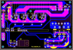 فایل pcb آلتیوم برد اینورتر 12- 24 ولت DC به 300 ولت DC (500 وات) - تولیدگرا