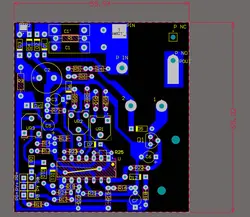 فایل pcb آلتیوم برد محافظ برق کولری 30A