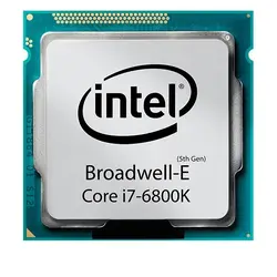 سی پی یو ۶ هسته ای INTEL مدل Broadwell-Core-i7-6800K