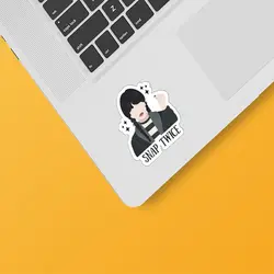 استیکر لپ تاپ طرح 01 Wendsday