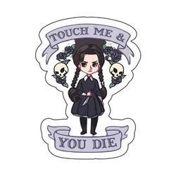 استیکر لپ تاپ طرح 06 Wendsday