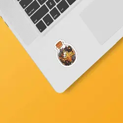 استیکر لپ تاپ طرح 14