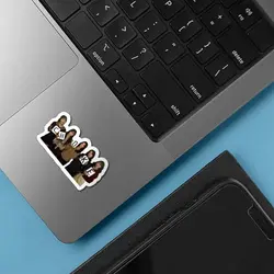 استیکر لپ تاپ طرح 12 black pink