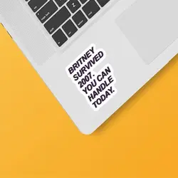 استیکر لپ تاپ طرح دخترونه 04