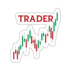 استیکر لپ تاپ طرح Trader 14
