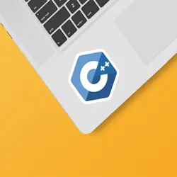 استیکر لپ تاپ طرح برنامه نویسی 55