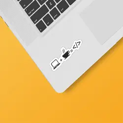 استیکر لپ تاپ طرح برنامه نویسی 78