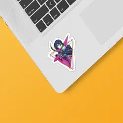 استیکر لپ تاپ طرح کد گیاس 06