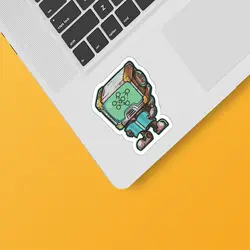 استیکر لپ تاپ طرح برنامه نویسی 102