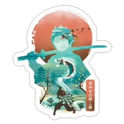 استیکر لپ تاپ طرح شیطان کُش 02