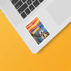 استیکر لپ تاپ طرح شیطان کُش 03