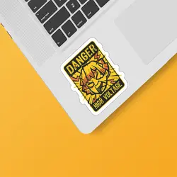 استیکر لپ تاپ طرح شیطان کُش 06