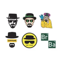 استیکر طرح Breaking Bad کد ۰۱ مجموعه 6 عددی