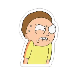 استیکر طرح Morty 01
