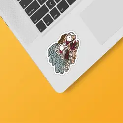 استیکر لپ تاپ طرح Rick&amp;Morty کد 22