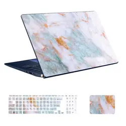 اسکین لپ تاپ طرح Marble کد ۹۴ به همراه استیکر کیبورد