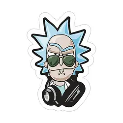 استیکر لپ تاپ طرح Rick 08