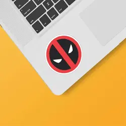 استیکر لپ تاپ طرح 01 DeadPool