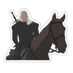 استیکر لپ تاپ طرح 04 Witcher