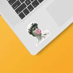 استیکر لپ تاپ طرح David Statue 01