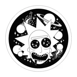 استیکر لپ تاپ طرح Rick&amp;Morty کد 15