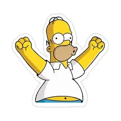 استیکر لپ تاپ طرح Simpsons کد 01