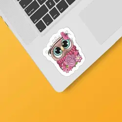 استیکر لپ تاپ طرح جغد کد 09