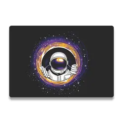 اسکین لپ تاپ طرح Astronaut کد ۱۰ به همراه استیکر کیبورد