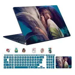 اسکین لپ تاپ طرح Anime کد 12 به همراه استیکر کیبورد