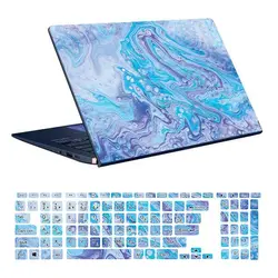 اسکین لپ تاپ طرح Colorful کد73 به همراه استیکر کیبورد