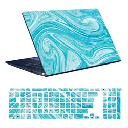 اسکین لپ تاپ طرح Colorful کد70 به همراه استیکر کیبورد
