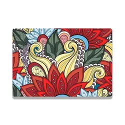 اسکین لپ تاپ طرح Flower کد ۰۹ به همراه استیکر کیبورد