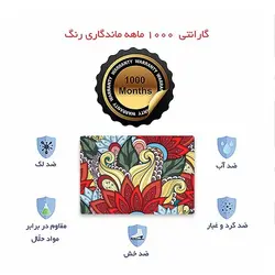 اسکین لپ تاپ طرح Flower کد ۰۹ به همراه استیکر کیبورد